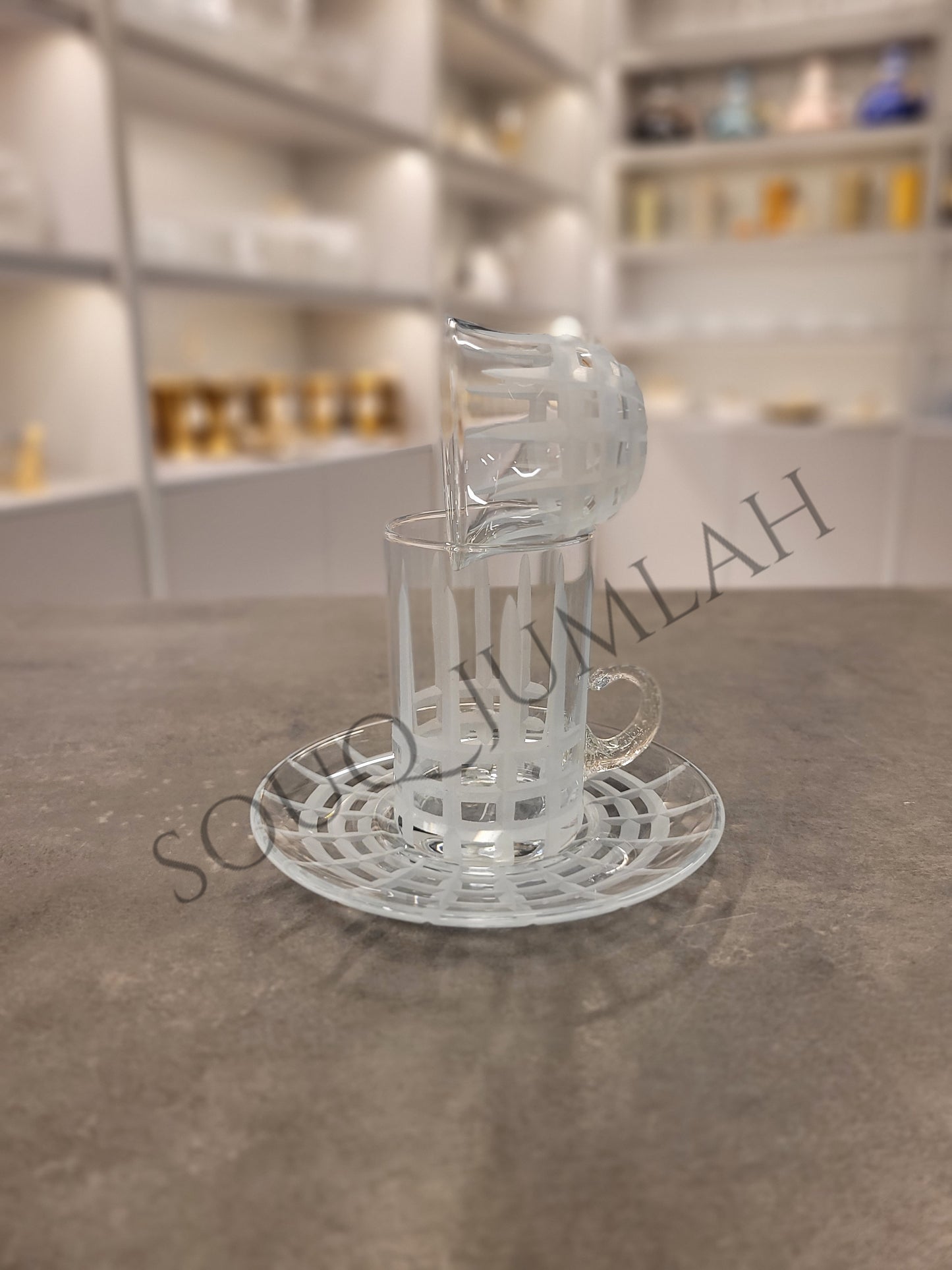 طقم شاي و قهوة عربية 18 قطعة - SOUQ JUMLAH