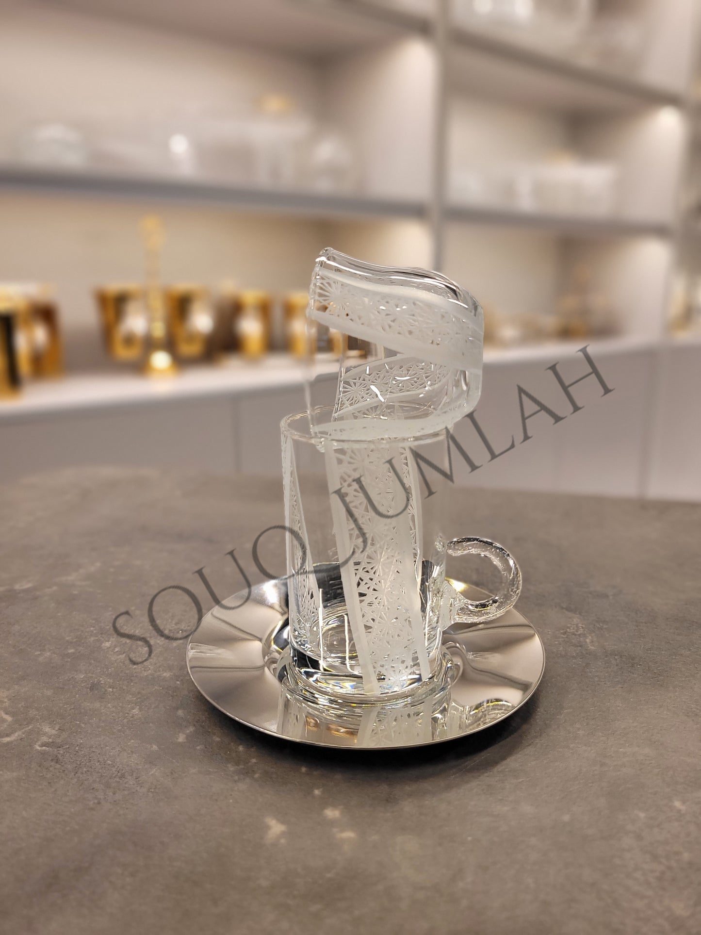 طقم شاي و قهوة عربية 18 قطعة - SOUQ JUMLAH