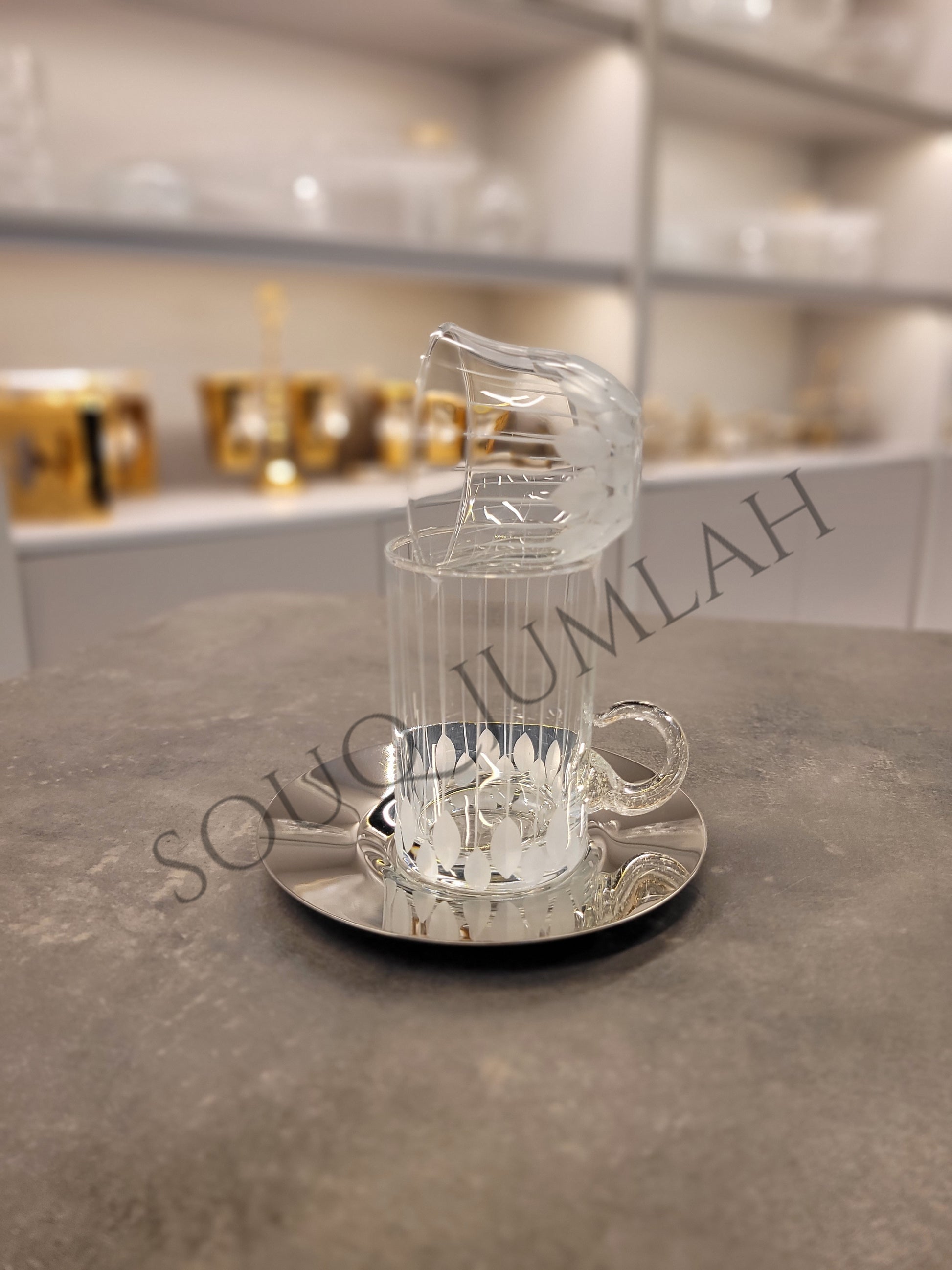 طقم شاي و قهوة عربية 18 قطعة - SOUQ JUMLAH