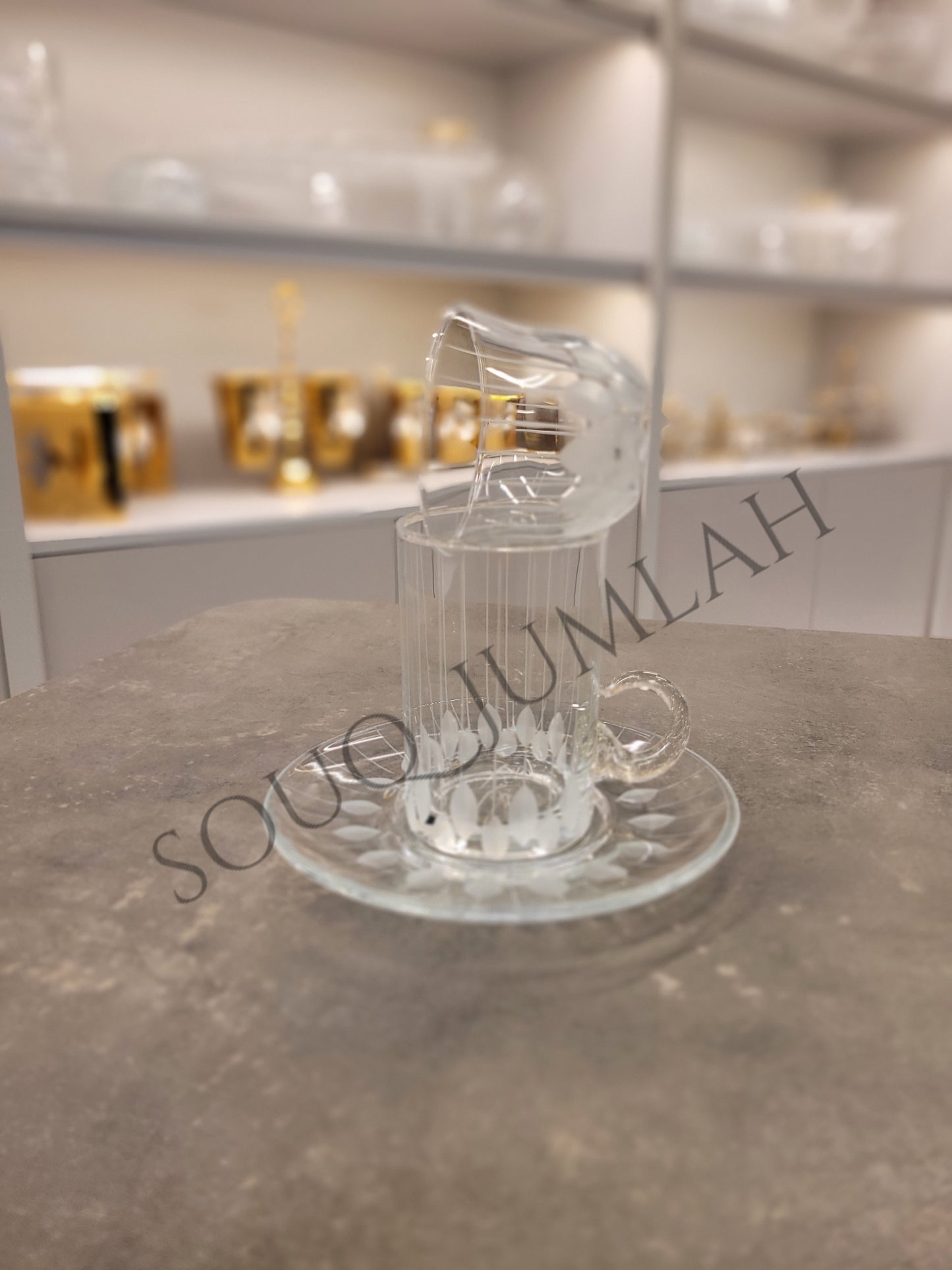 طقم شاي و قهوة عربية 18 قطعة - SOUQ JUMLAH