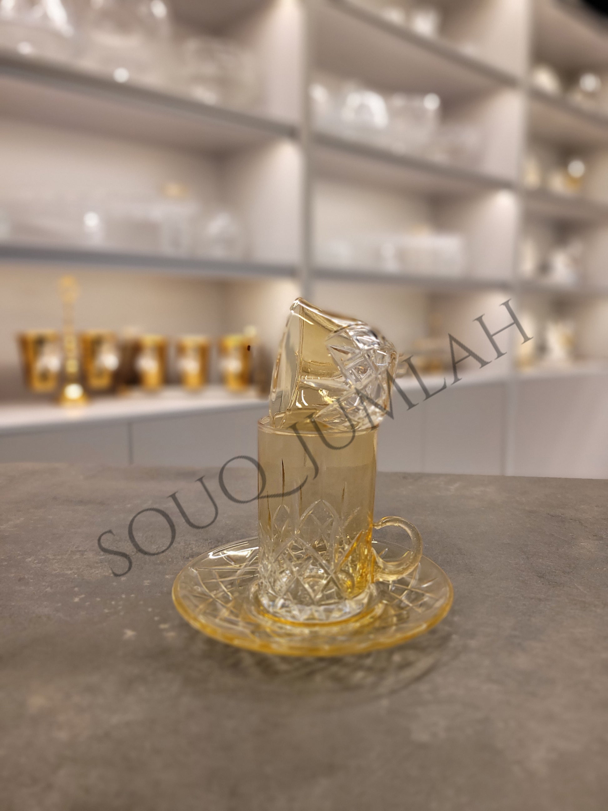 طقم شاي و قهوة عربية 18 قطعة - SOUQ JUMLAH